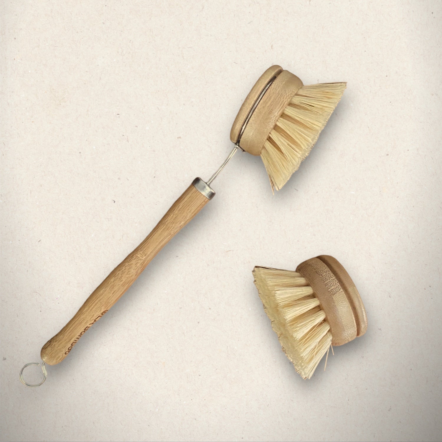Brosse à vaisselle en bamboo avec tête remplacable Éclat-temps